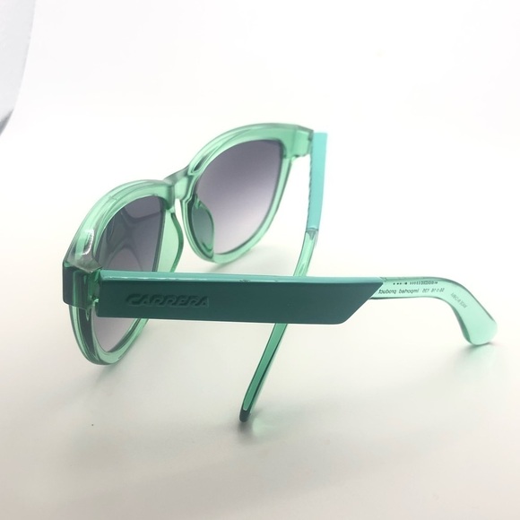 Carrera 5000 BA9DG Teal Aqua Blue Square Sunglasses Minor Scuffs on Lenses GUC - Picture 4 of 10